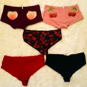 PINK and H&M Cute 5-pack Panties Bundle